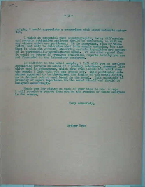 First page of Wilbert Smith Archives Files Box 1131 19 1131-19-p174