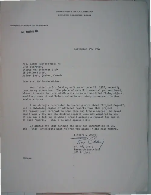First page of Wilbert Smith Archives Files Box 1131 19 1131-19-p202