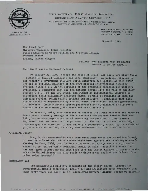 First page of Wilbert Smith Archives Files Box 1130 21 1130-21-p223