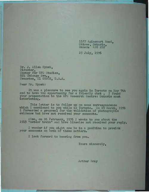 First page of Wilbert Smith Archives Files Box 1131 17 1131-17-p019