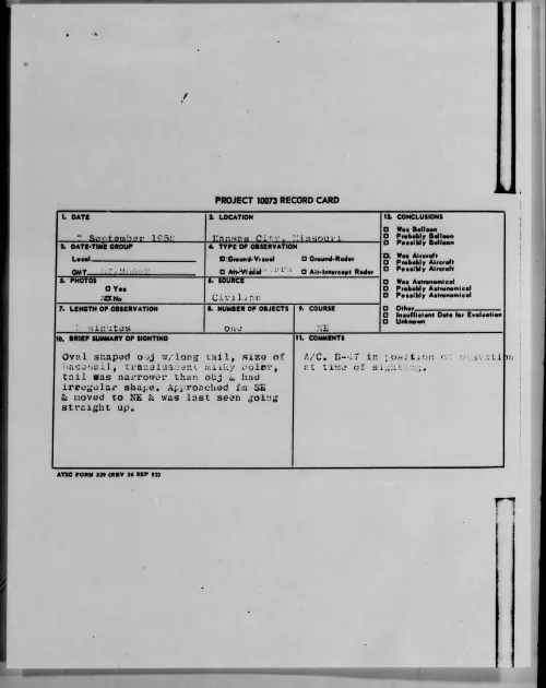 First page of 1958.09 - 8868214 - Kansas City, Missouri