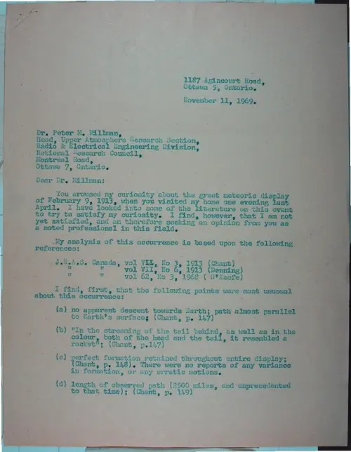 First page of Wilbert Smith Archives Files Box 1131 17 1131-17-p026