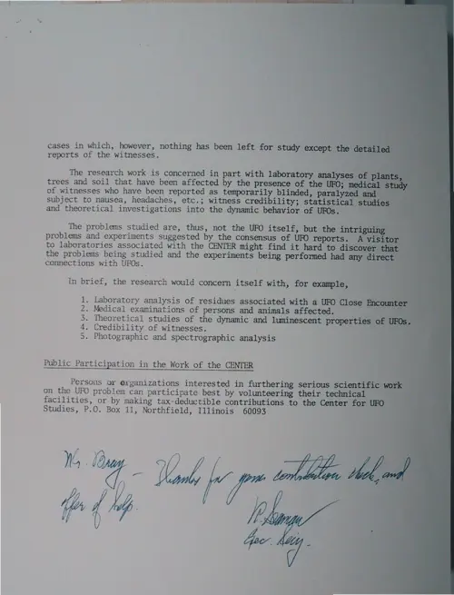 First page of Wilbert Smith Archives Files Box 1130 10 1130-10-p166