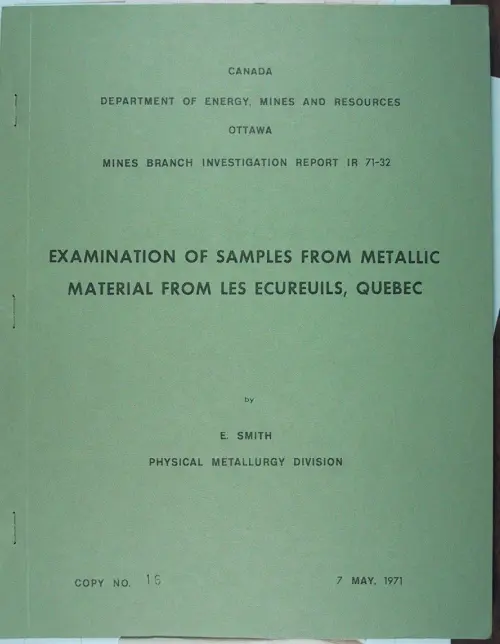 First page of Wilbert Smith Archives Files Box 1131 19 1131-19-p052