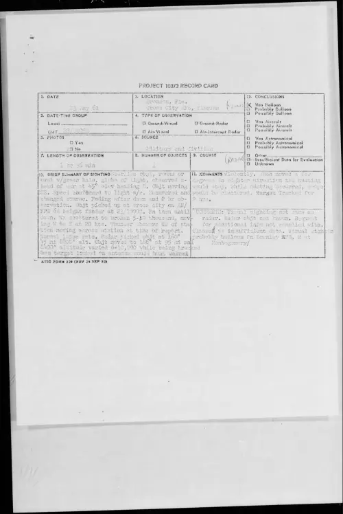 First page of 1961.05 - 8686487 - Bronson, Fla