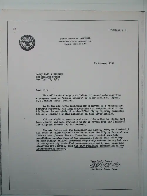 First page of Wilbert Smith Archives Files Box 1136 01 1136-01-p001