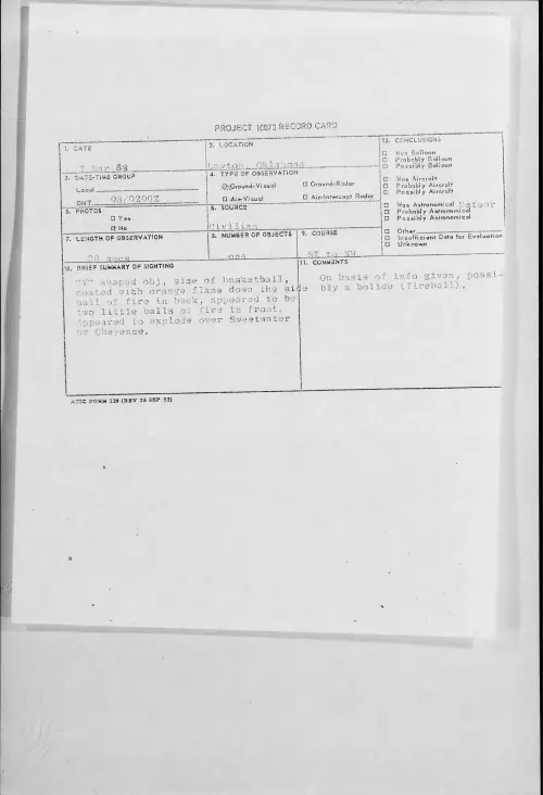 First page of 1958.03 - 6963627 - Lawton, Oklahoma