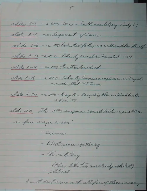 First page of Wilbert Smith Archives Files Box 1130 03 1130-03-p005