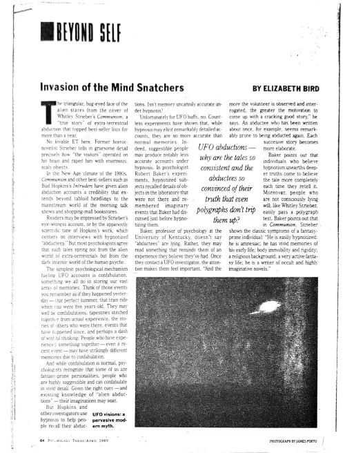 First page of Professor John Salter John Salter 4