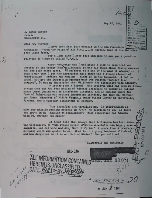 First page of Wilbert Smith Archives Files Box 1130 04 1130-04-p062