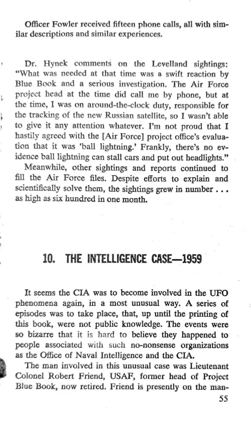 First page of Swan Cia Past Present future account