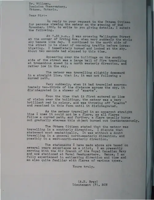 First page of Wilbert Smith Archives Files Box 1130 18 1130-18-p132