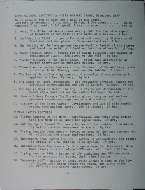 First page of Wilbert Smith Archives Files Box 1130 07 1130-07-p030