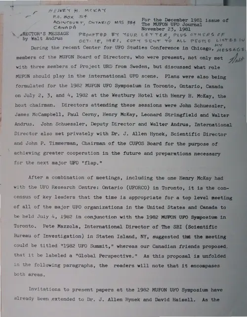 First page of Wilbert Smith Archives Files Box 1131 01 1131-01-p012