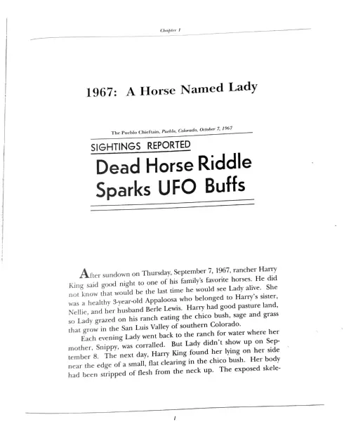 First page of Linda Howe 2