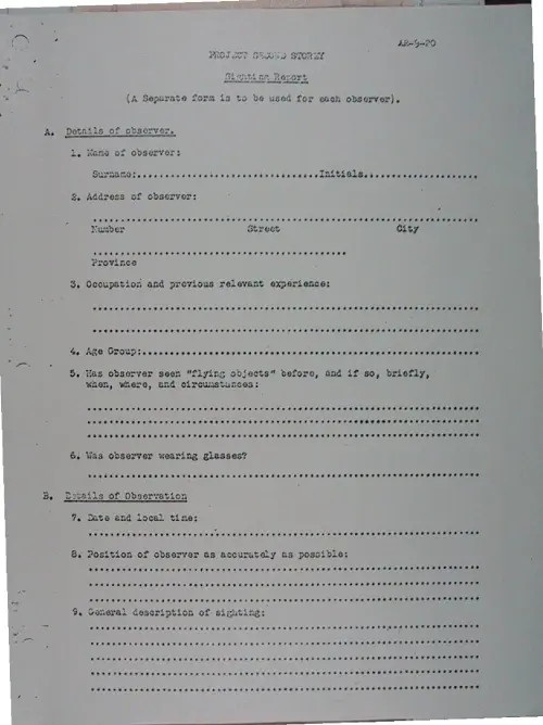 First page of Wilbert Smith Archives Files Box 1131 11 1131-11-p033