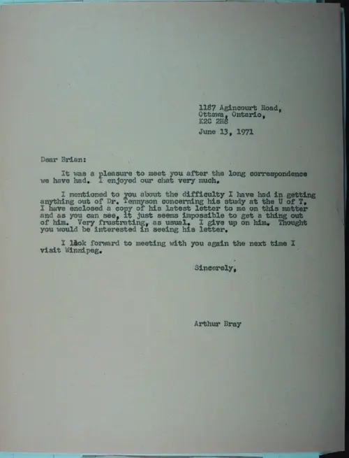 First page of Wilbert Smith Archives Files Box 1130 09 1130-09-p001