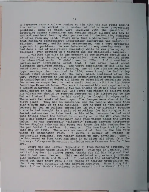 First page of Wilbert Smith Archives Files Box 1131 03 1131-03-p062