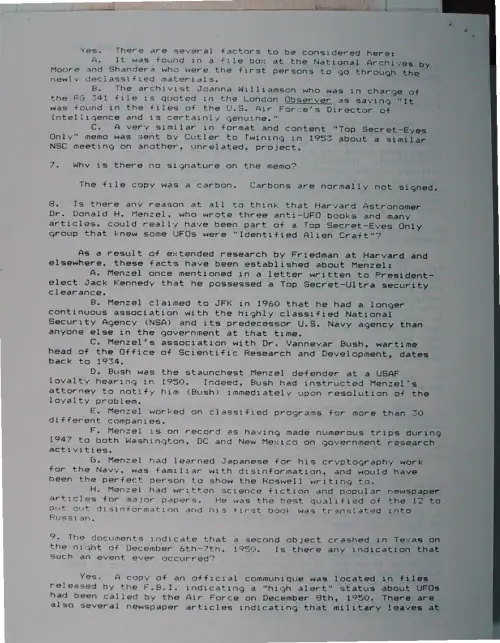 First page of Wilbert Smith Archives Files Box 1131 02 1131-02-p171