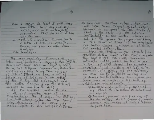 First page of Wilbert Smith Archives Files Box 1131 02 1131-02-p105