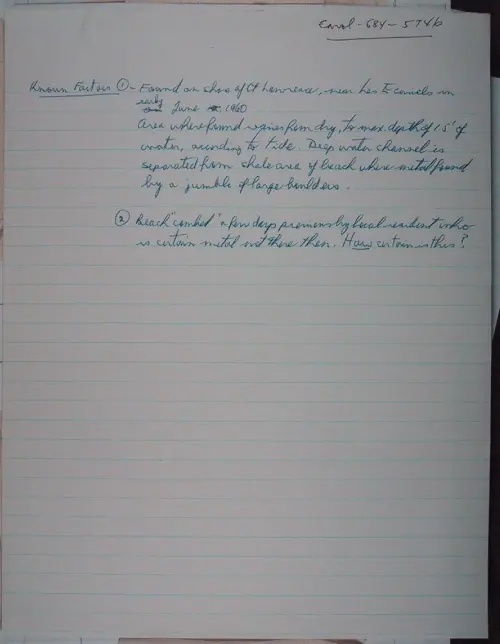 First page of Wilbert Smith Archives Files Box 1131 19 1131-19-p042