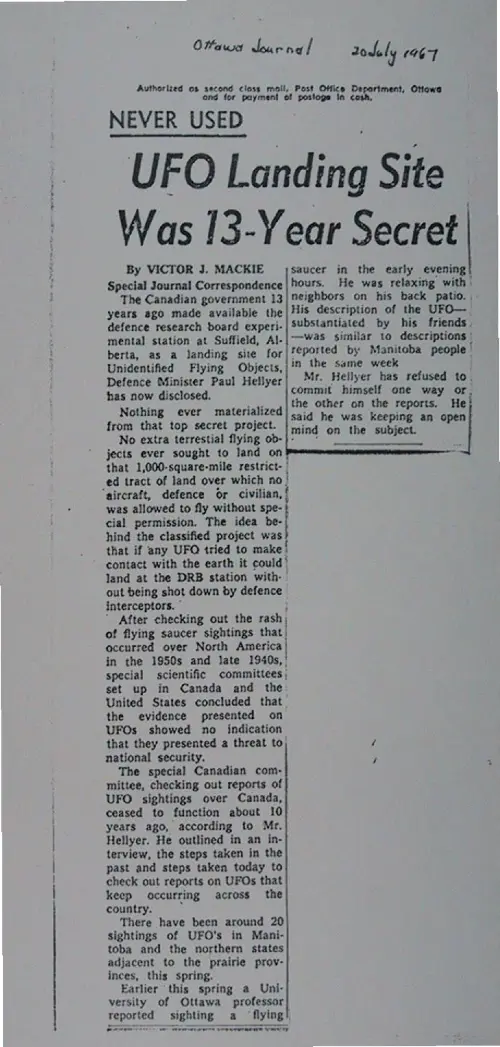 First page of Wilbert Smith Archives Files Box 1131 15 1131-15-p022