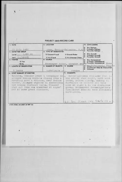 First page of 1957.07 - 6961426 - Area, Deming-Columbus, N.M