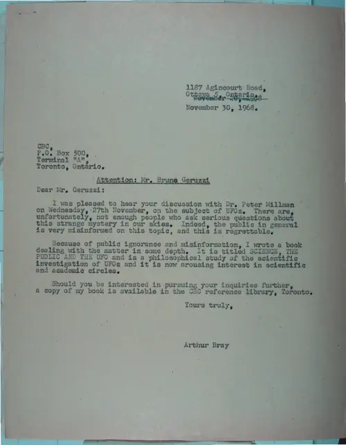 First page of Wilbert Smith Archives Files Box 1131 07 1131-07-p050
