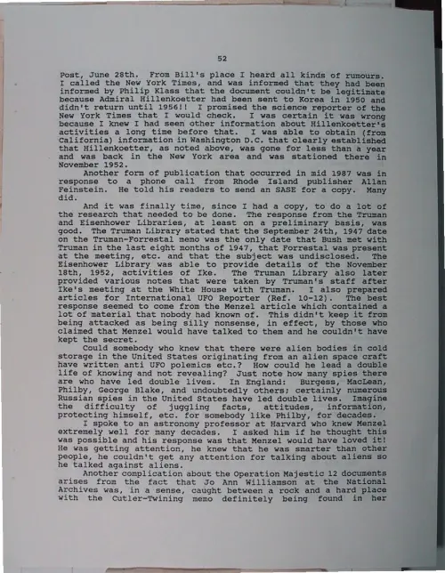 First page of Wilbert Smith Archives Files Box 1131 03 1131-03-p097