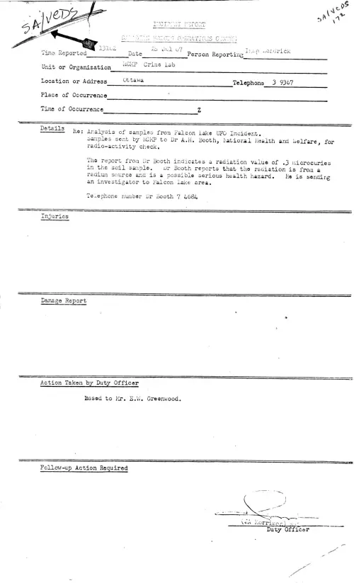 First page of Canadian Givernment Documents 4