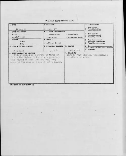 First page of 1959.08 - 8408749 - Elburn, Ill