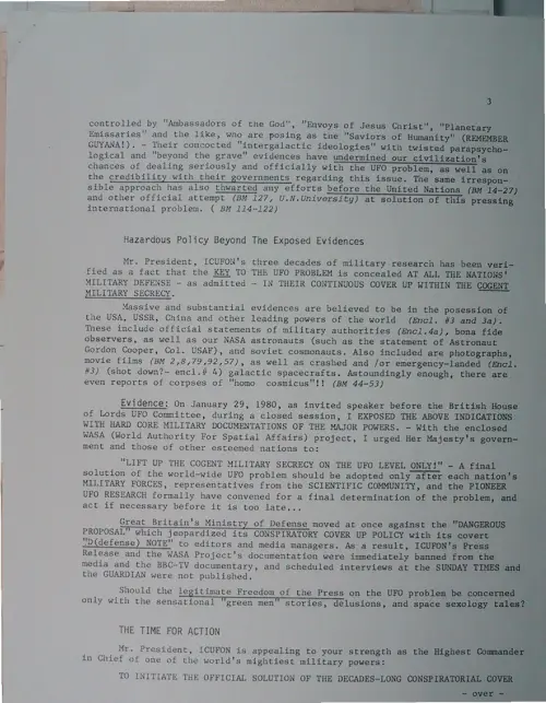 First page of Wilbert Smith Archives Files Box 1130 21 1130-21-p107