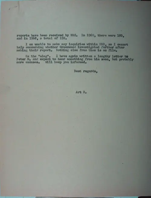 First page of Wilbert Smith Archives Files Box 1130 09 1130-09-p006