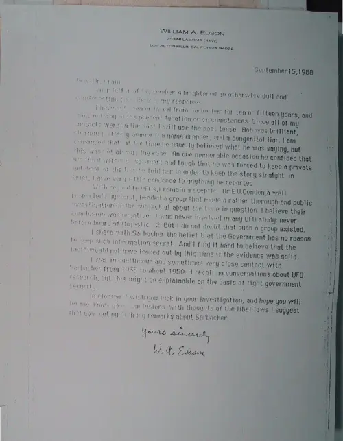 First page of Wilbert Smith Archives Files Box 1131 02 1131-02-p049