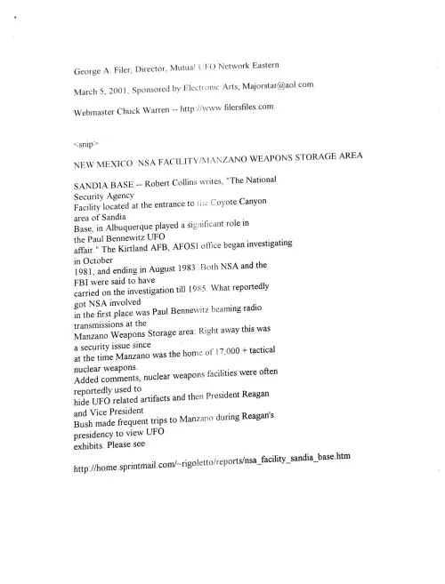 First page of Ronald Reagan Reagan Briefing