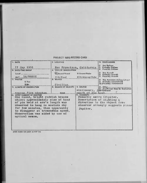 First page of 1955.05 - 6962387 - San Francisco, California