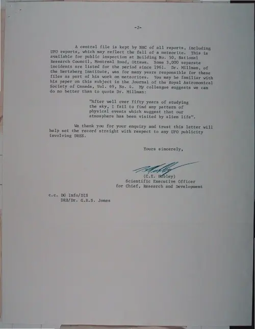 First page of Wilbert Smith Archives Files Box 1131 15 1131-15-p017