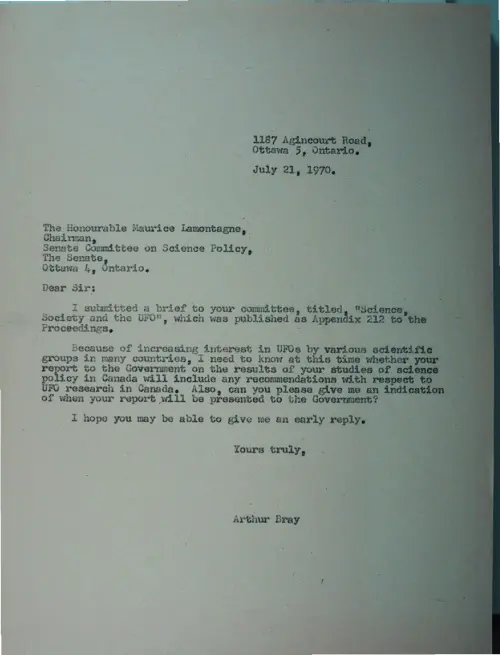 First page of Wilbert Smith Archives Files Box 1130 11 1130-11-p046