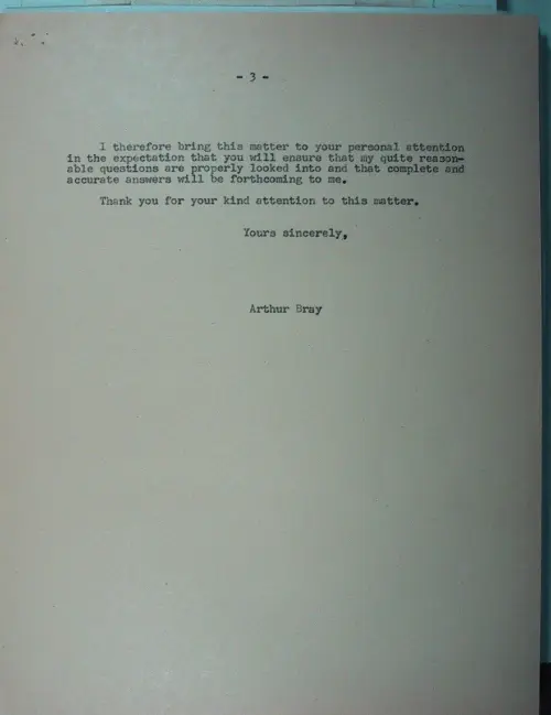 First page of Wilbert Smith Archives Files Box 1130 18 1130-18-p074