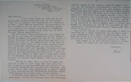First page of Wilbert Smith Archives Files Box 1131 01 1131-01-p031