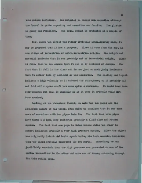 First page of Wilbert Smith Archives Files Box 1131 19 1131-19-p274