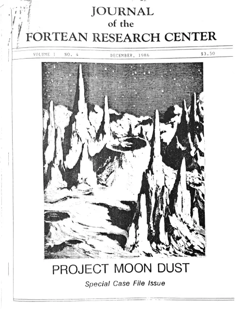 First page of Project Moon Dust