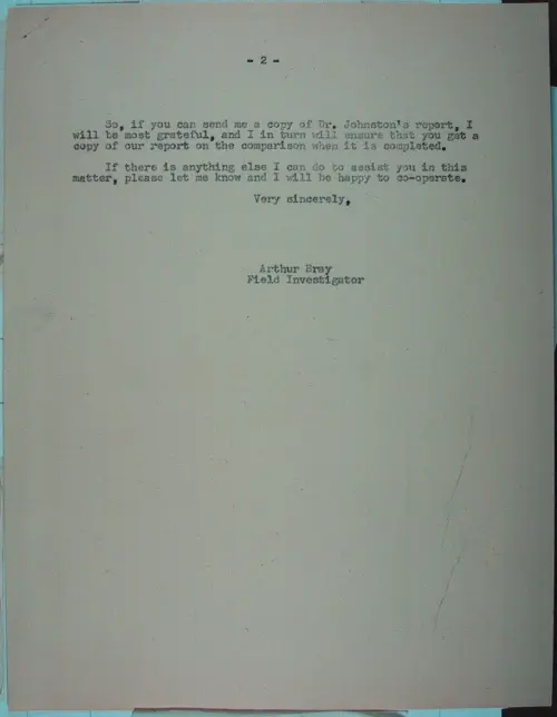 First page of Wilbert Smith Archives Files Box 1131 19 1131-19-p096