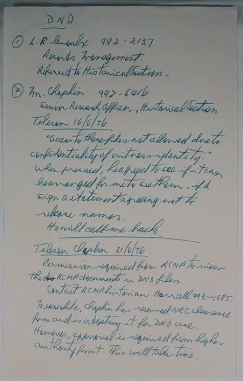 First page of Wilbert Smith Archives Files Box 1130 18 1130-18-p054