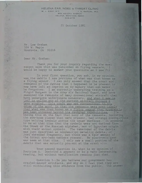 First page of Wilbert Smith Archives Files Box 1131 02 1131-02-p196
