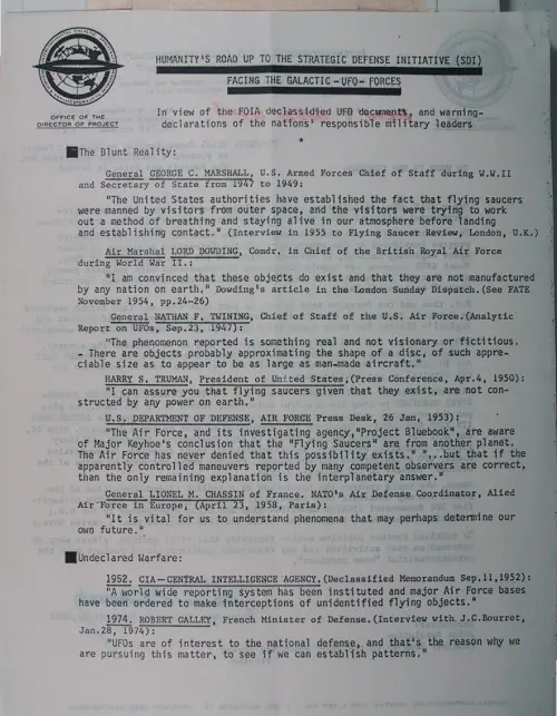 First page of Wilbert Smith Archives Files Box 1130 21 1130-21-p205