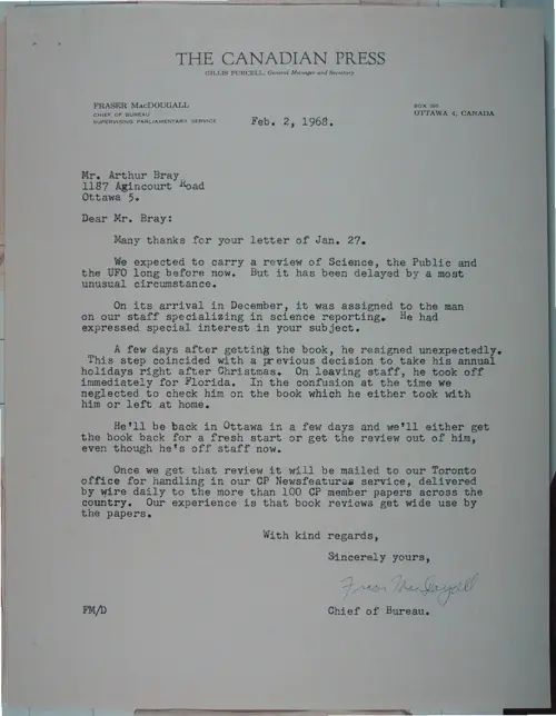 First page of Wilbert Smith Archives Files Box 1131 07 1131-07-p070