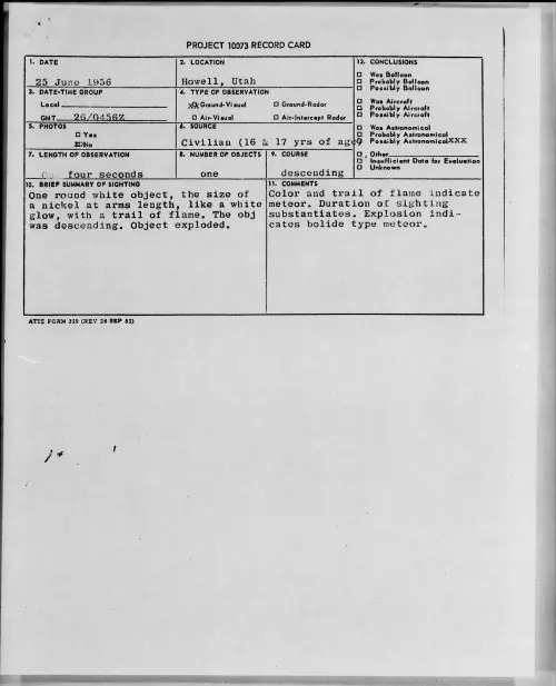 First page of 1956.06 - 6786537 - Howell, Utah