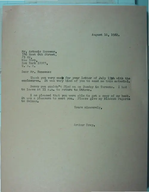 First page of Wilbert Smith Archives Files Box 1130 21 1130-21-p039