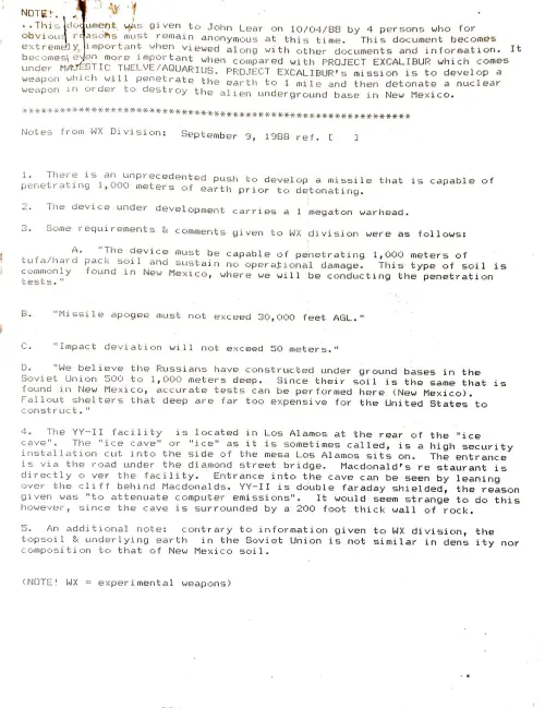 First page of Early internet rumors and discussions 6